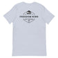 Freedom Kind Anti - Tyranny Liberty Bell American Flag Logo T-shirt - Image #24