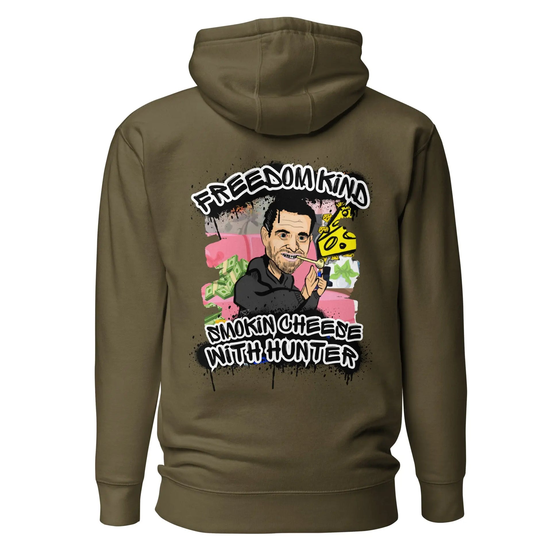 Smokin Cheese With Hunter Biden | Men's Hoodie - Image #16