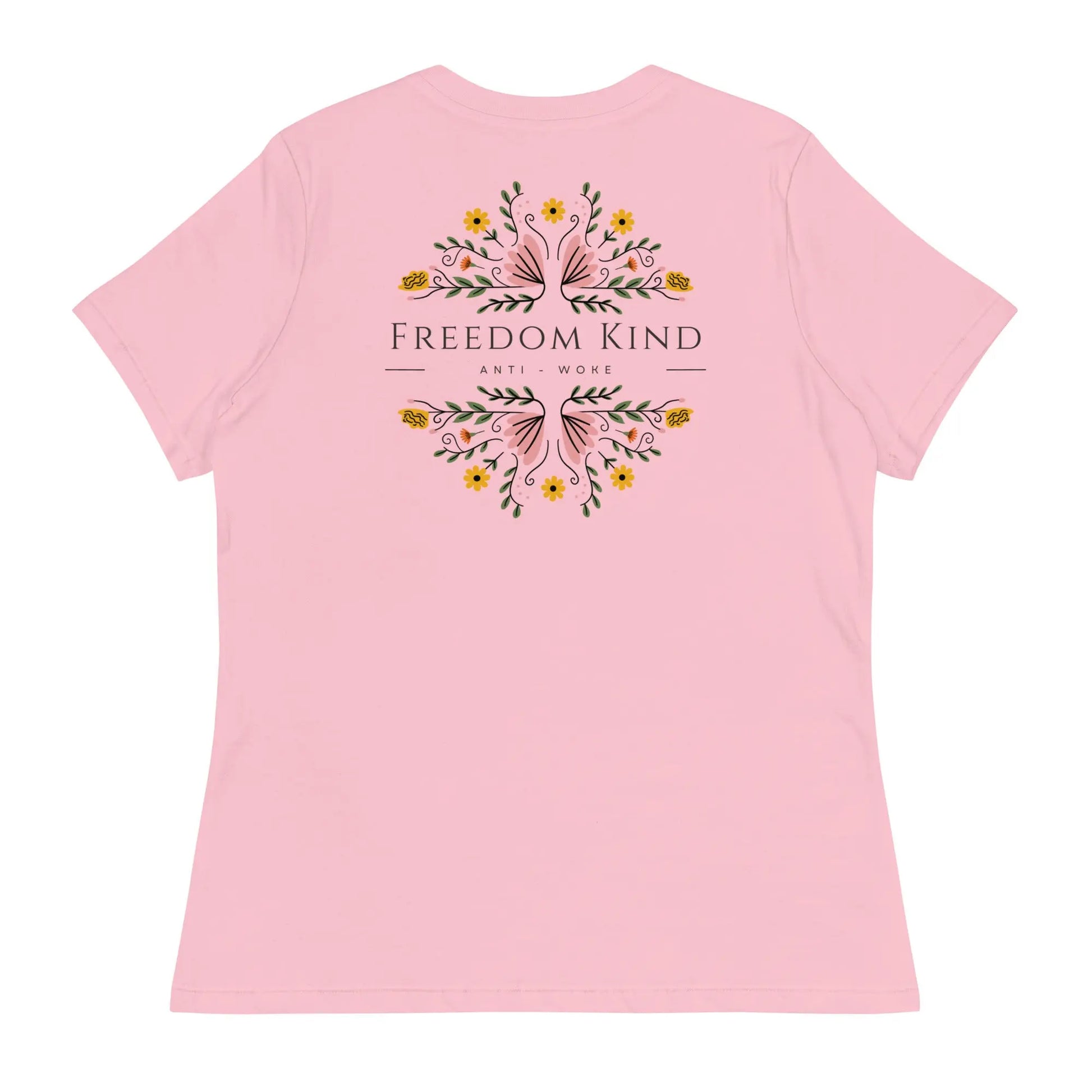 Freedom Kind Anti - Woke Women's Relaxed T-Shirt - Image #26