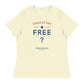 Land Of The Free ? Women's Relaxed T-Shirt | Freedom Kind Apparel - Image #25