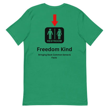 Just a Restroom Sign T-Shirt | Freedom Kind Apparel - Image #6