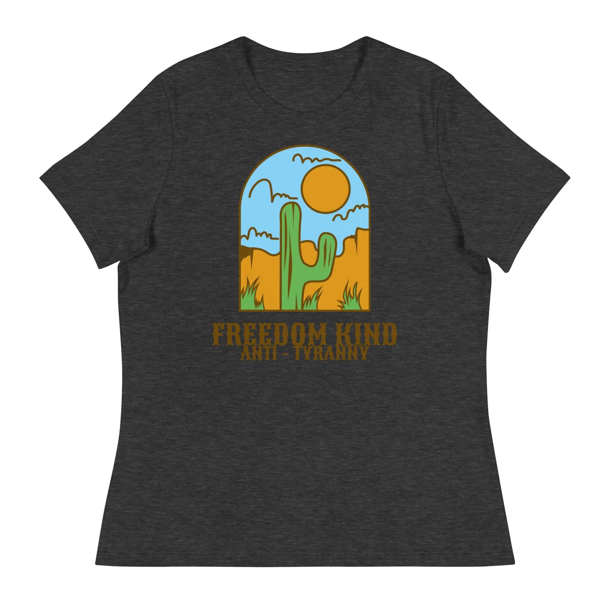 Cactus Women's Relaxed T-Shirt | Freedom Kind Apparel - Image #3