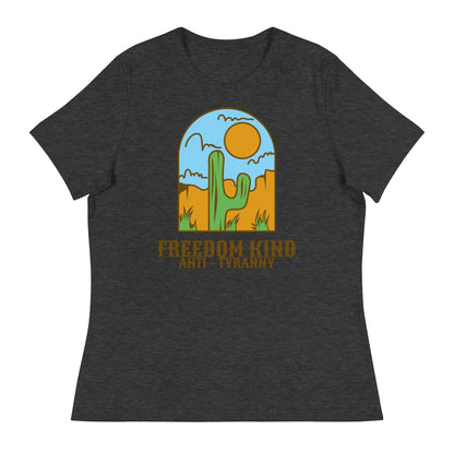 Cactus Women's Relaxed T-Shirt | Freedom Kind Apparel - Image #3