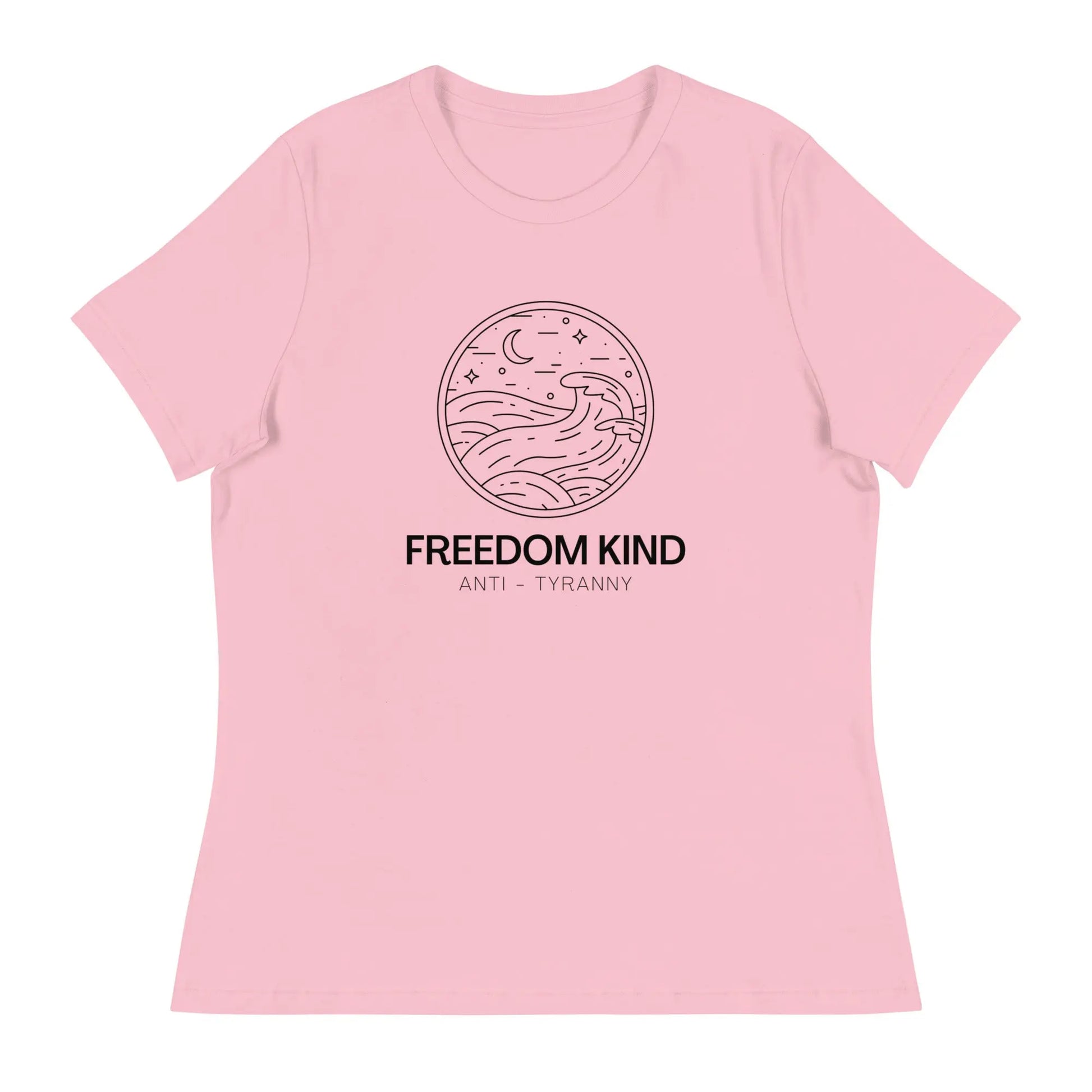 Women's Relaxed T-Shirt: Night Seas | Freedom Kind Apparel - Image #21