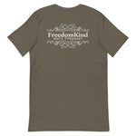 Freedom Kind Anti - Tyranny Scroll Logo T-shirt - Image #6