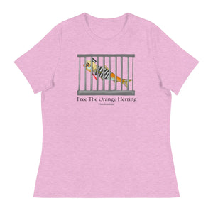 Donald Trump Women's Relaxed T-Shirt: 'Free The Orange Herring' | Freedom Kind - Image #1