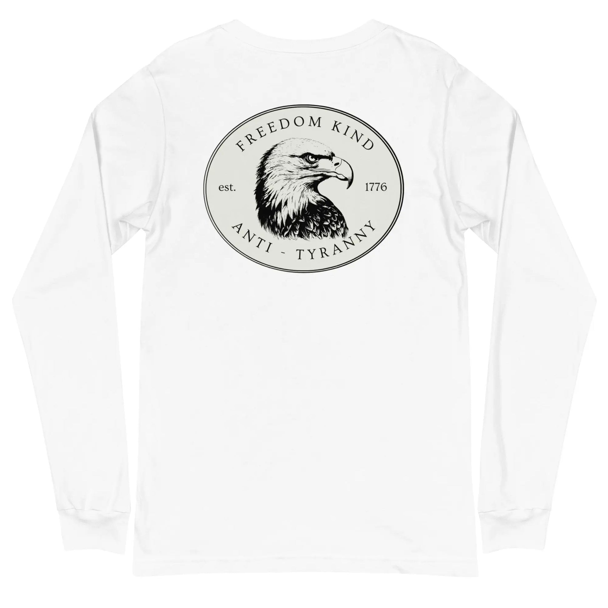 Freedom Kind Bald Eagle Logo Long Sleeve Tee - Image #32