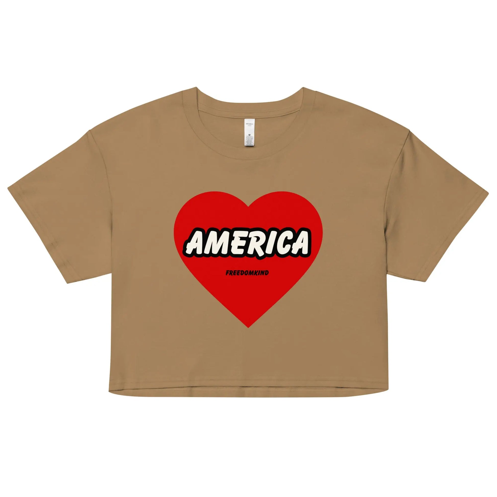 Love America | Women’s crop top - Image #3