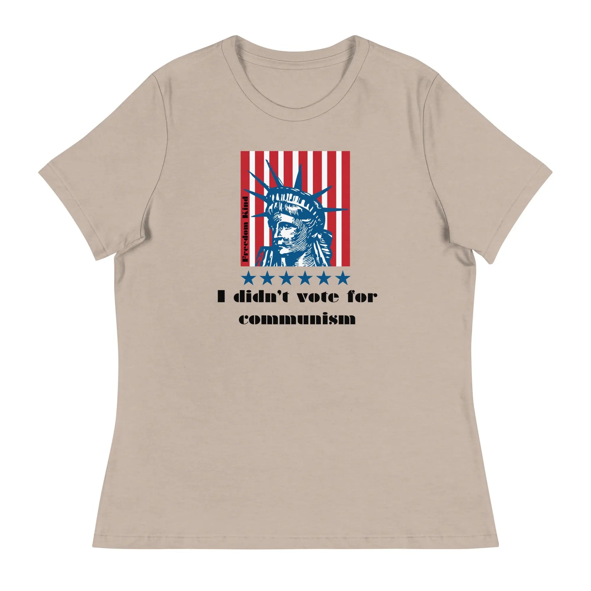 Women's Relaxed T-Shirt: 'I Didn't Vote For Communism' | Freedom Kind - Image #9
