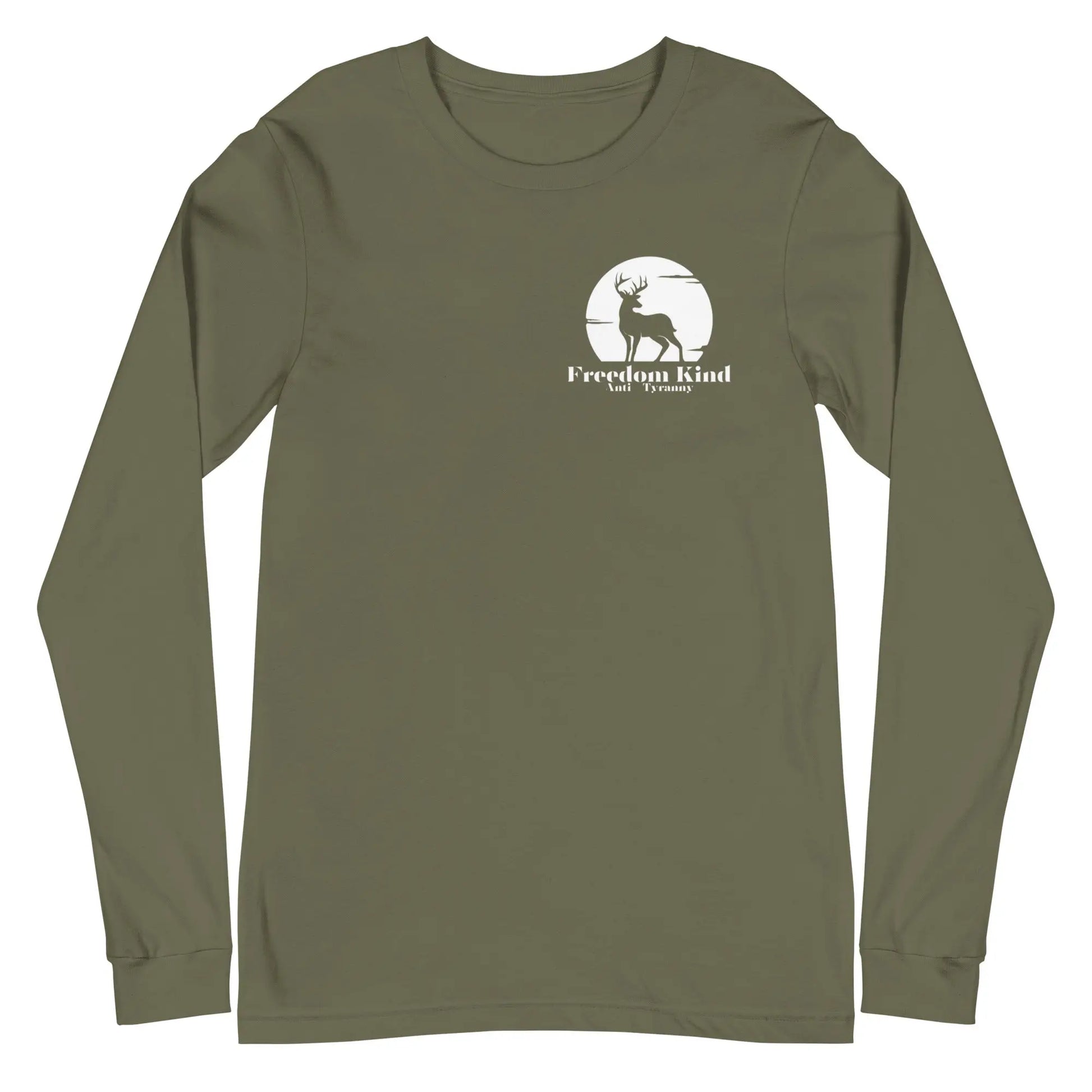 Moonlit Buck Long Sleeve Tee | Freedom Kind Apparel - Image #23