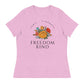 Freedom Kind Anti - Tyranny Spring Flowers Women's Relaxed T-Shirt - Image #18