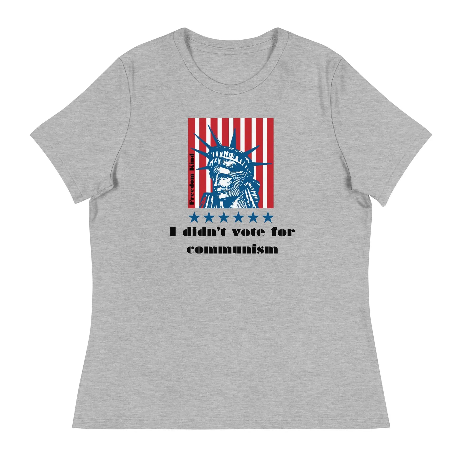 Women's Relaxed T-Shirt: 'I Didn't Vote For Communism' | Freedom Kind - Image #8