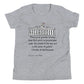Youth Short Sleeve T-Shirt with Charles de Montesquieu Quote | Freedom Kind Apparel - Image #7