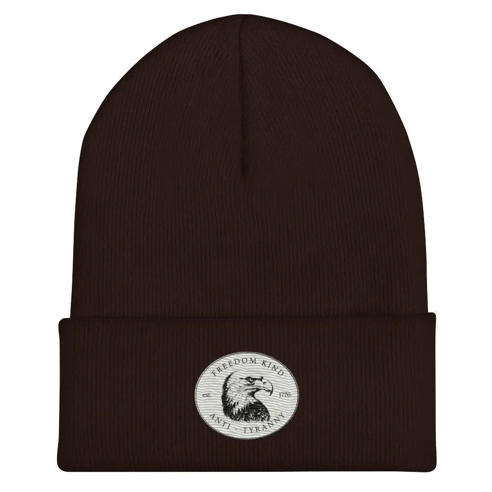 Freedom Kind Bald Eagle Logo Cuffed Beanie - Image #3