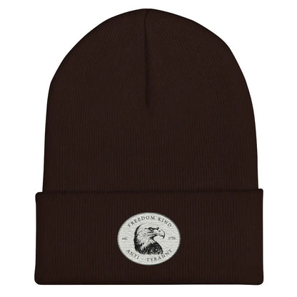 Freedom Kind Bald Eagle Logo Cuffed Beanie - Image #3