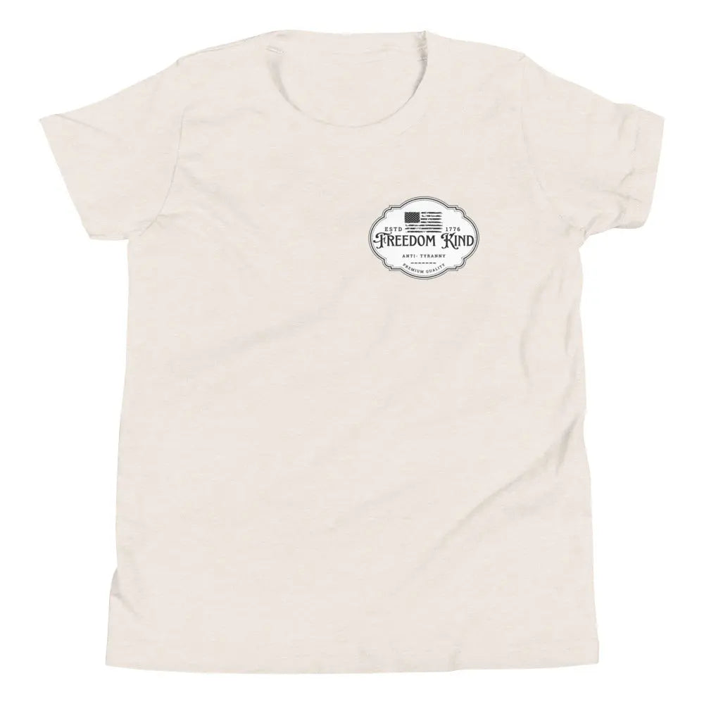 Anti-Tyranny 'Premium Quality' Youth Short Sleeve T-Shirt | Freedom Kind Apparel - Image #25
