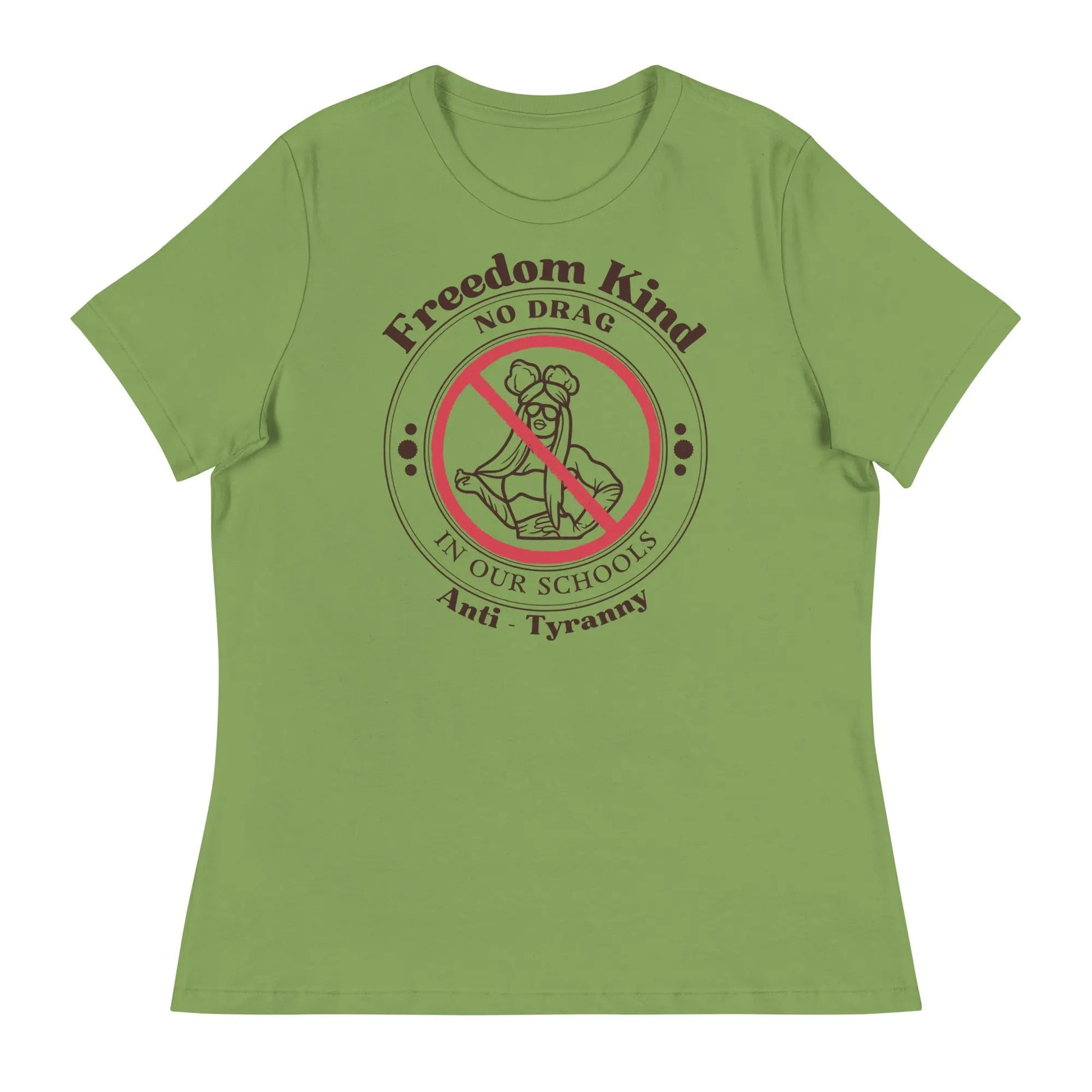 Women's Relaxed T-Shirt - 'No Drag In Our Schools' | Freedom Kind - Image #3