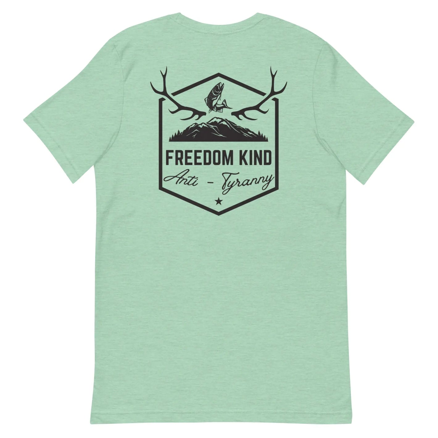 Hunting & Fishing Anti-Tyranny T-shirt | Freedom Kind Apparel - Image #1