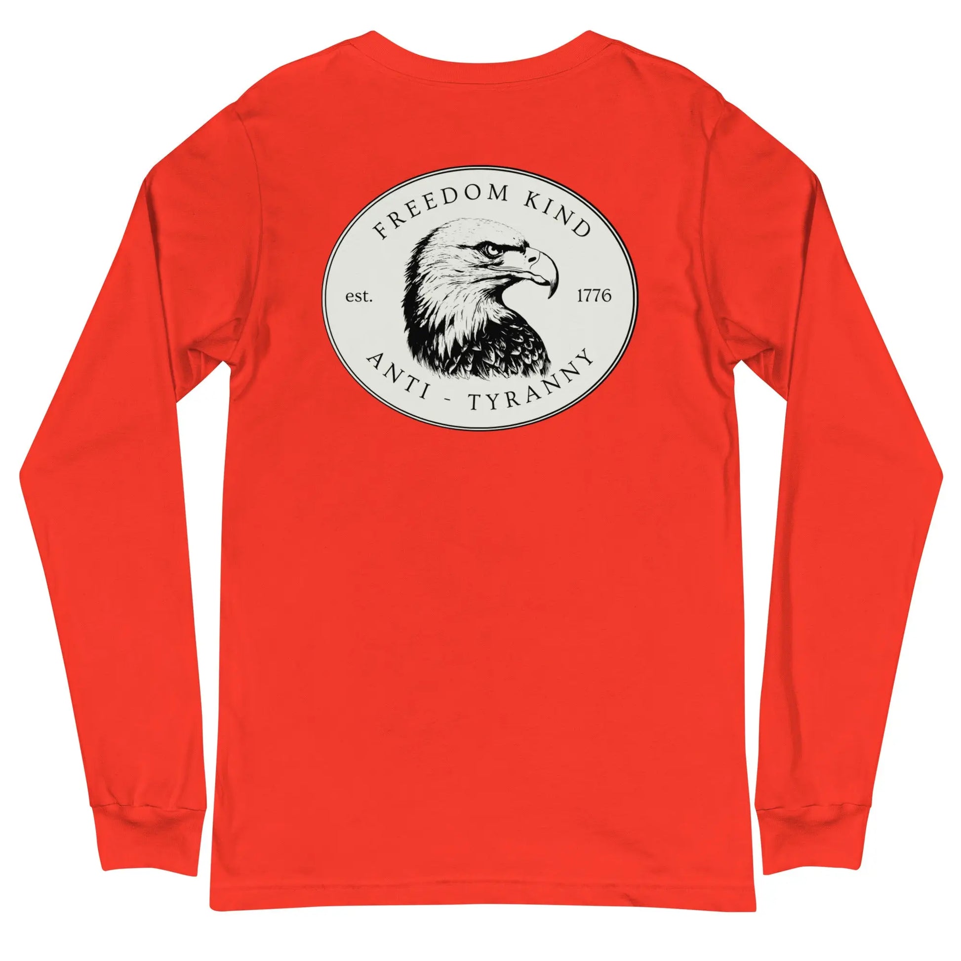 Freedom Kind Bald Eagle Logo Long Sleeve Tee - Image #20