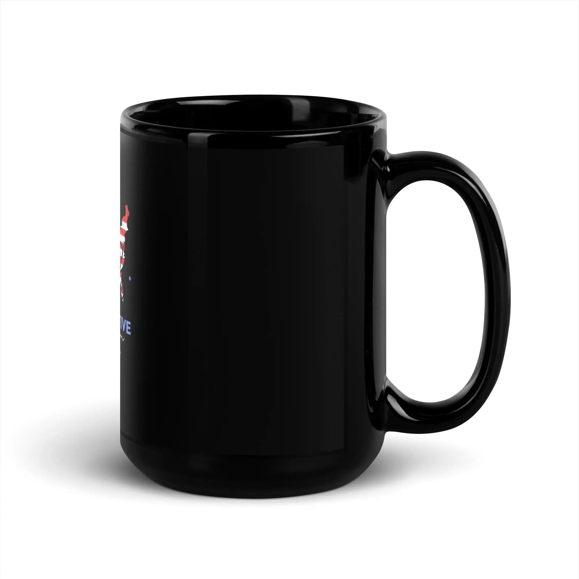 Black Glossy Mug: Tested Positive For Freedom | Freedom Kind - Image #5