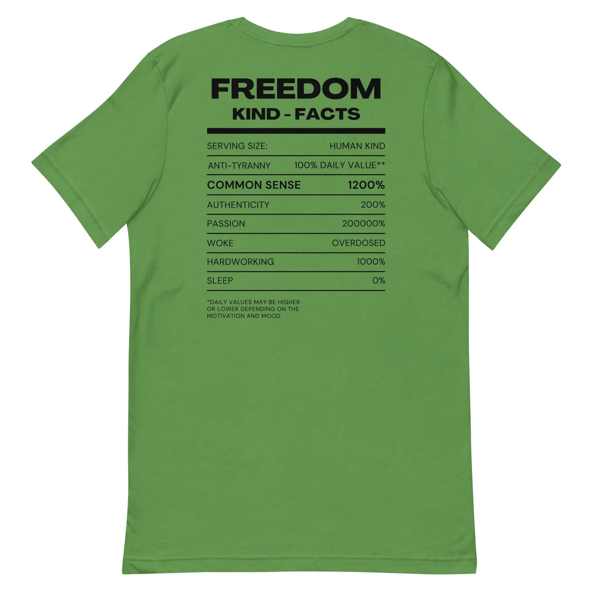 FK Food Label T-shirt | Freedom Kind Apparel - Image #16