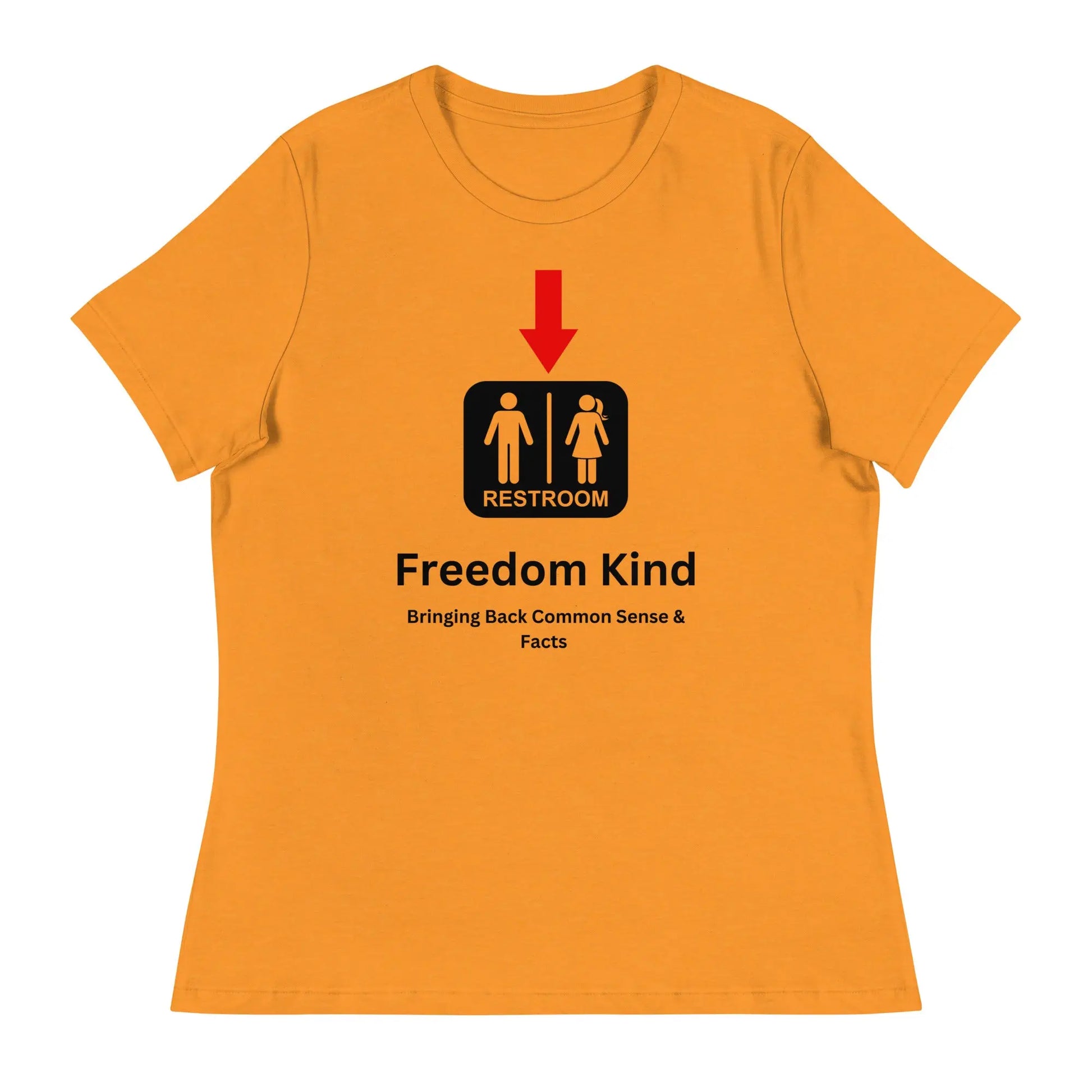 Just a Restroom Sign Women's Relaxed T-Shirt | Freedom Kind Apparel - Image #10