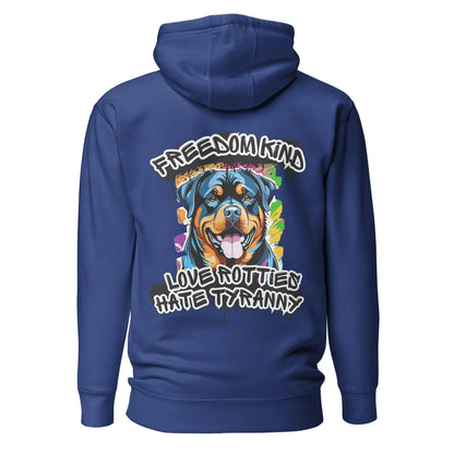 Love Rotties, Hate Tyranny | Men's Hoodie - Image #10