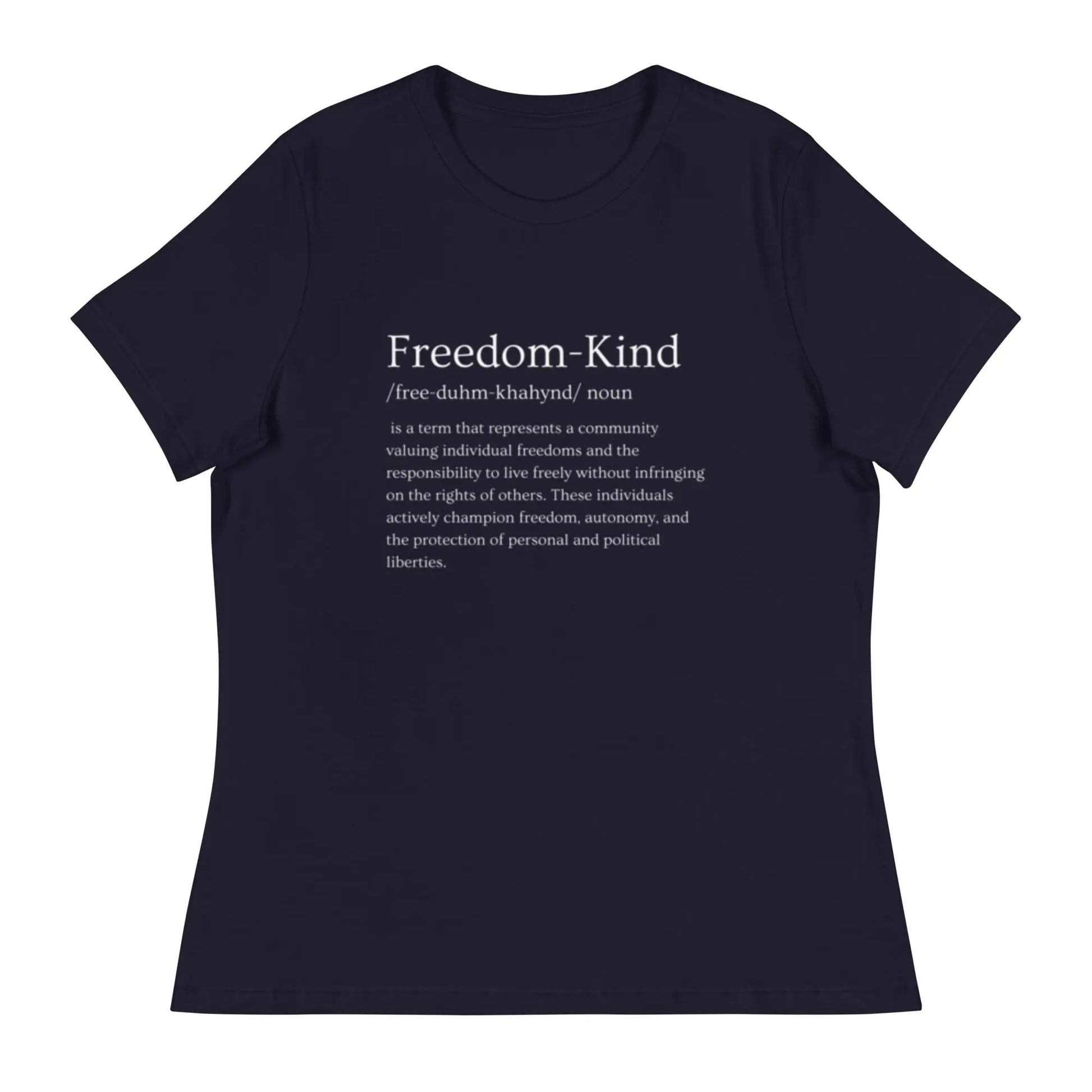 Freedom Kind Definition Women's Relaxed T-Shirt - Image #2