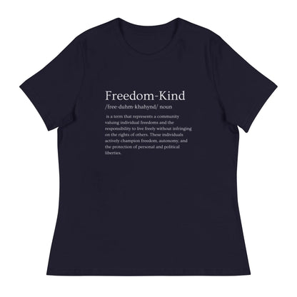 Freedom Kind Definition Women's Relaxed T-Shirt - Image #2