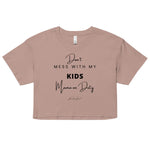 Don't Ness with My Kids 01 | Women’s crop top - Image #4