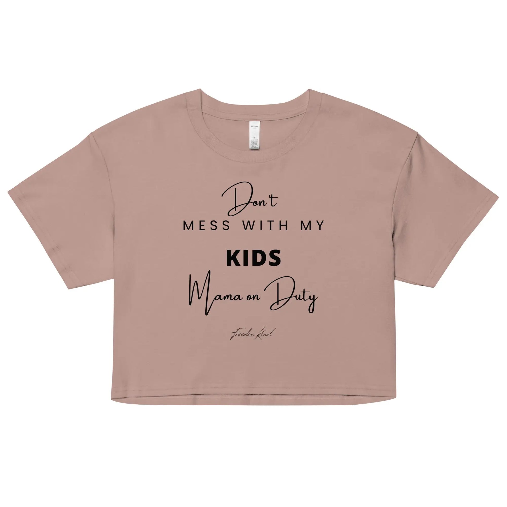 Don't Ness with My Kids 01 | Women’s crop top - Image #4