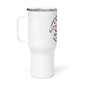 Freedom Kind Anti - Tyranny Racing Sports Car Travel mug with a handle - Image #2