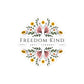 Anti-Tyranny Floral Logo Bubble-free Stickers | Freedom Kind - Image #3