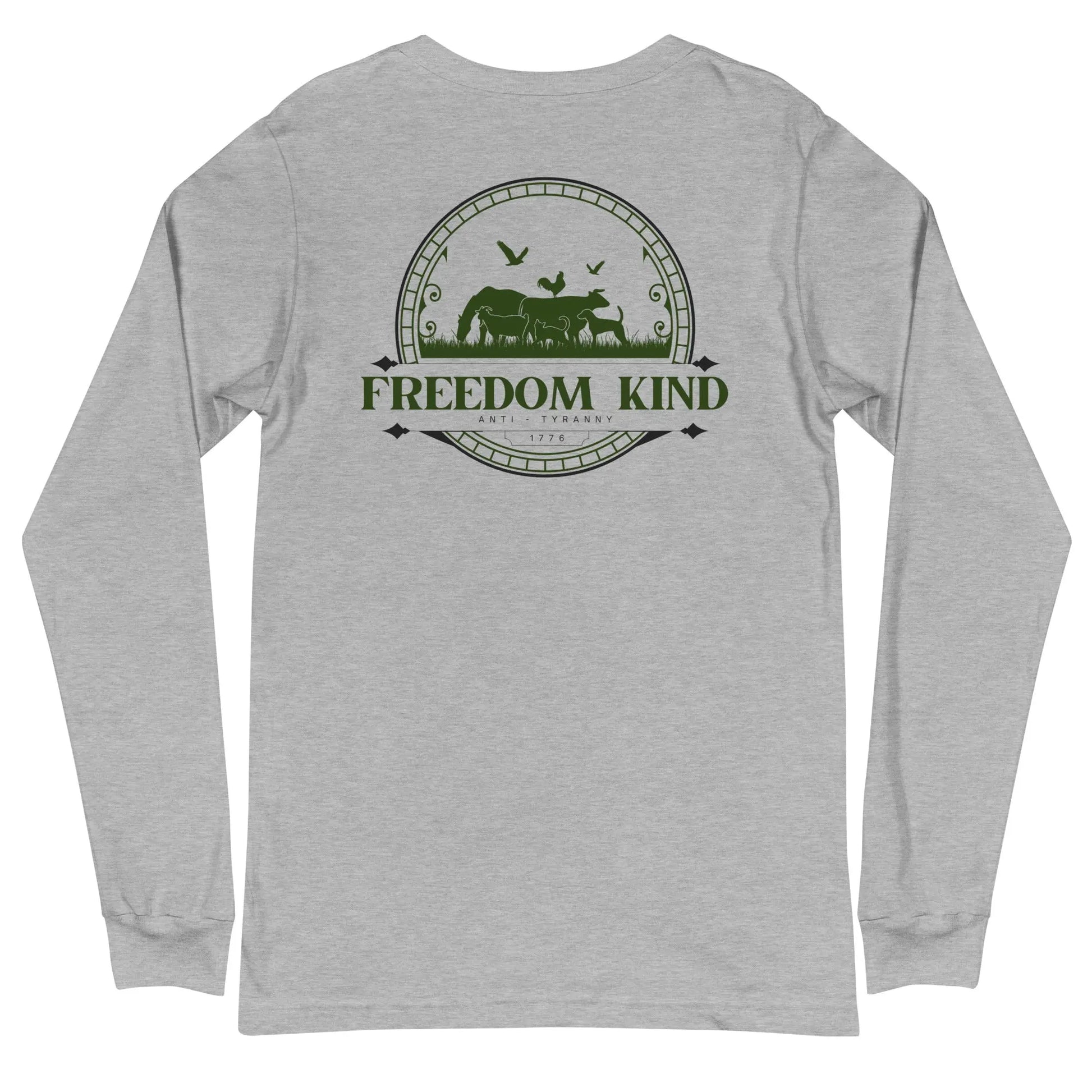 Unisex Long Sleeve Tee: Farm Theme | Freedom Kind Apparel - Image #13