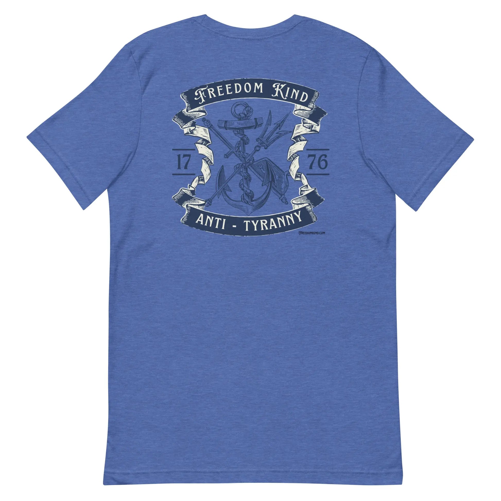 Anti-Tyranny Anchor Trident T-shirt | Freedom Kind Apparel - Image #3