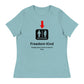 Just a Restroom Sign Women's Relaxed T-Shirt | Freedom Kind Apparel - Image #11