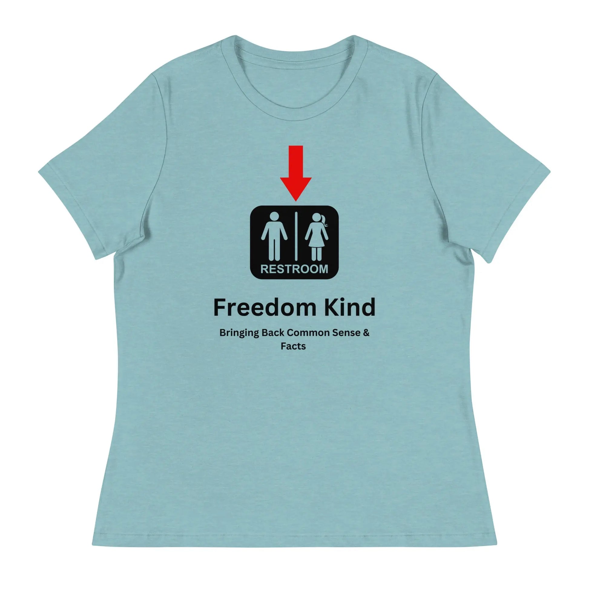 Just a Restroom Sign Women's Relaxed T-Shirt | Freedom Kind Apparel - Image #11