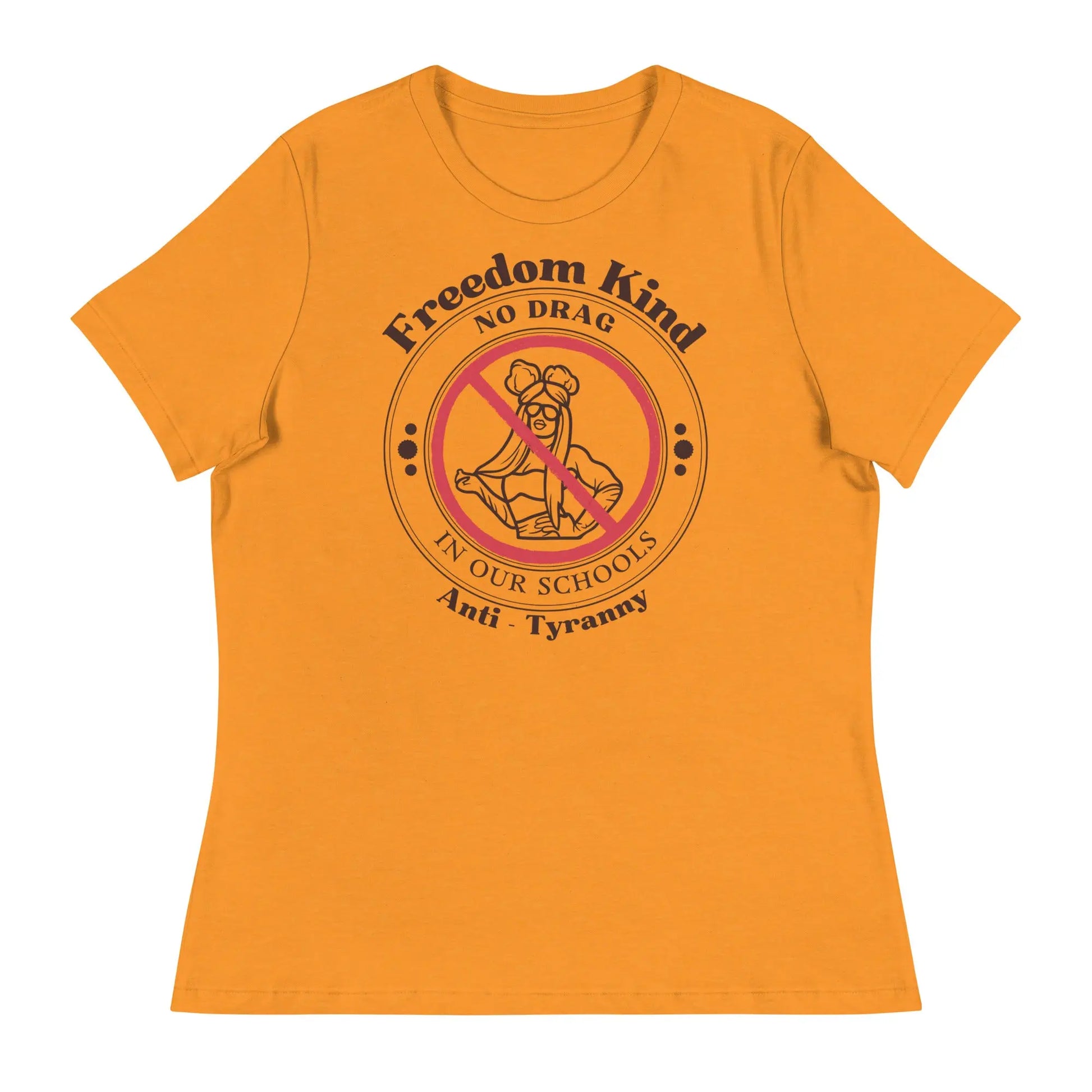 Women's Relaxed T-Shirt - 'No Drag In Our Schools' | Freedom Kind - Image #4