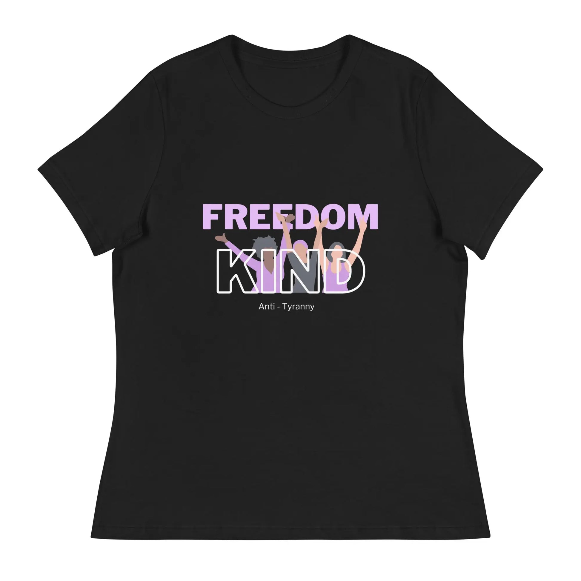 Women's Relaxed T-Shirt: Anti-Tyranny Celebration | Freedom Kind Apparel - Image #1