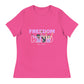 Women's Relaxed T-Shirt: Anti-Tyranny Celebration | Freedom Kind Apparel - Image #3