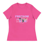 Women's Relaxed T-Shirt: Anti-Tyranny Celebration | Freedom Kind Apparel - Image #3