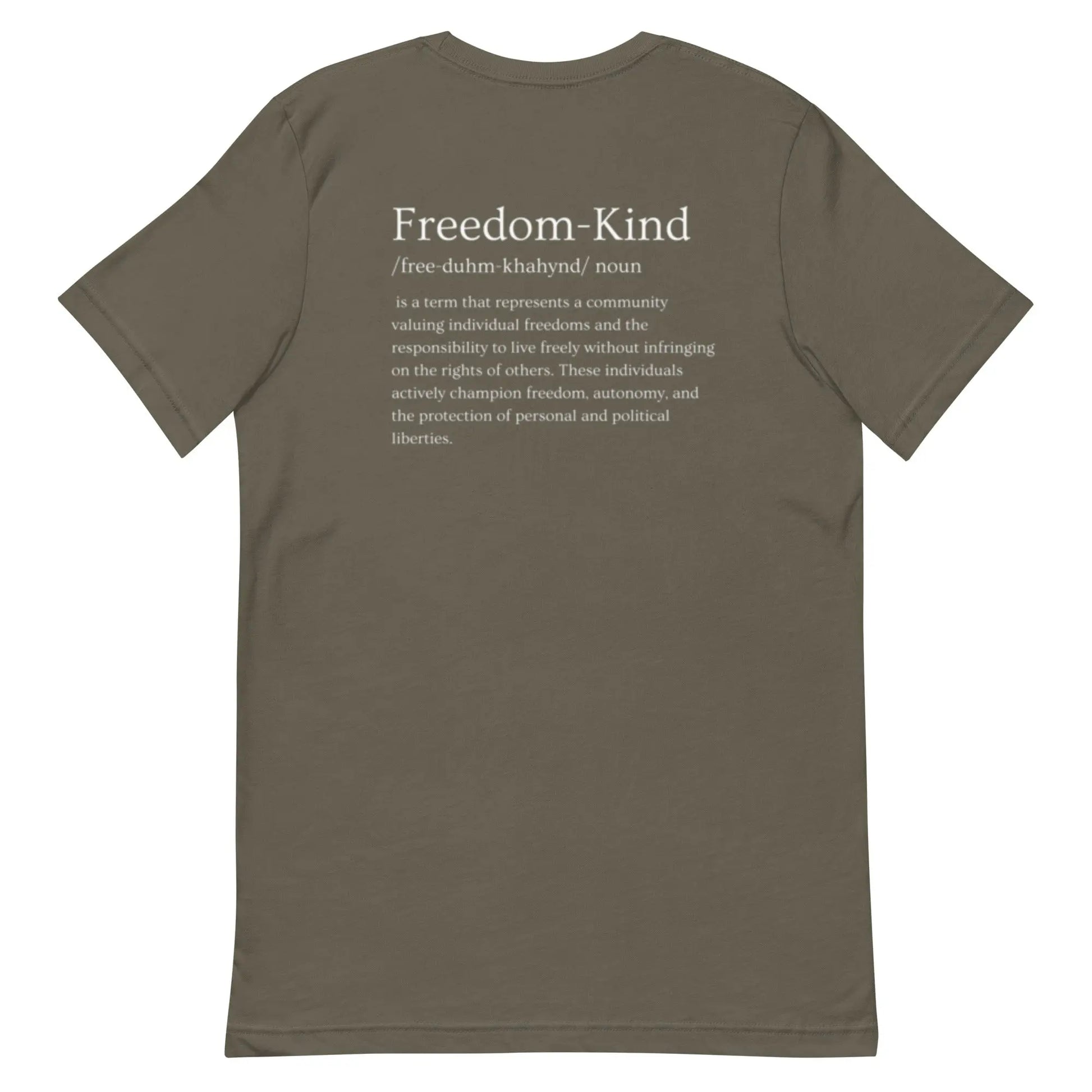 Freedom Kind Definition T-shirt - Image #11