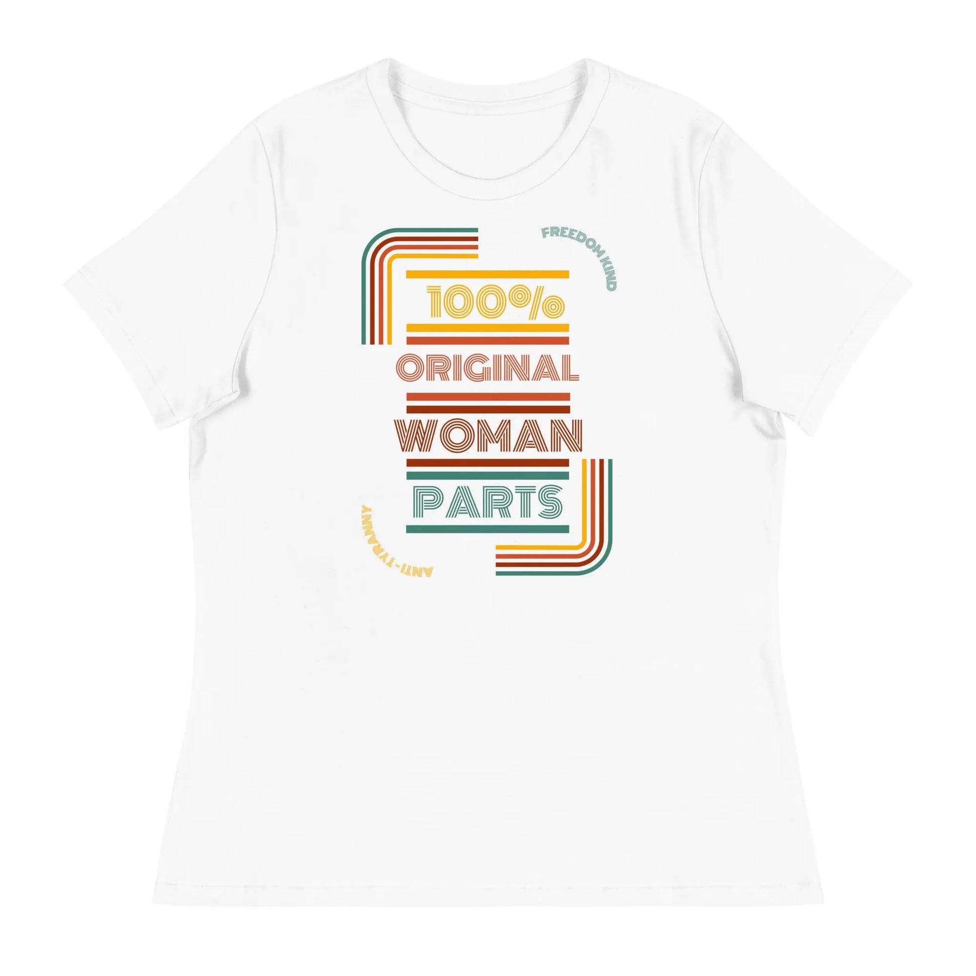 100% Original Woman Parts Women's Relaxed T-Shirt | Freedom Kind Apparel - Image #11