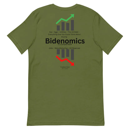 Freedom Kind Bidenomics "It's Simple Math" T-shirt - Image #9