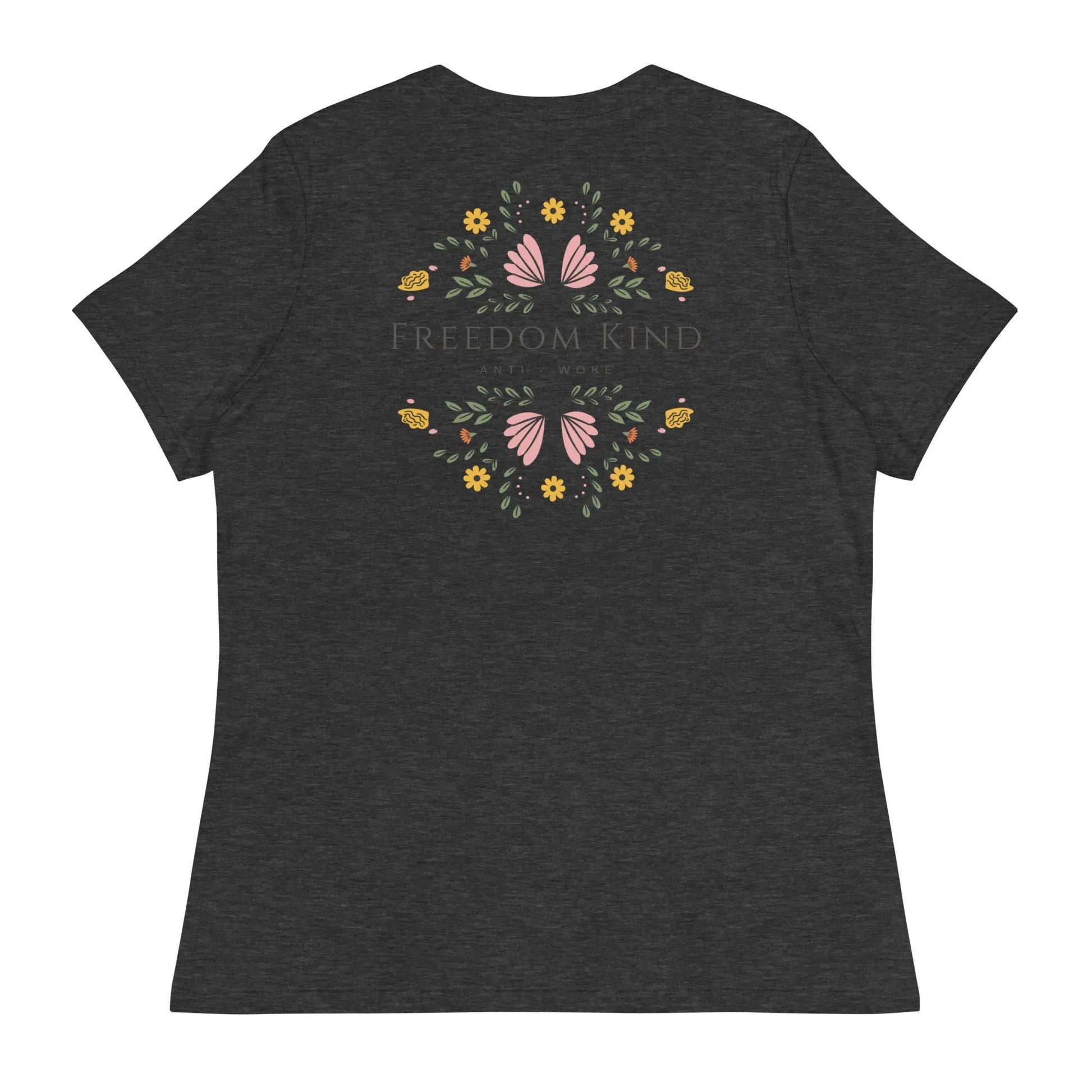 Freedom Kind Anti - Woke Women's Relaxed T-Shirt - Image #5