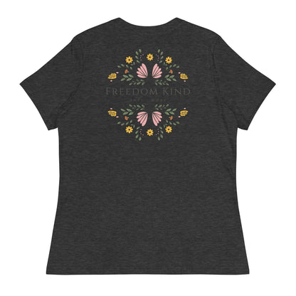 Freedom Kind Anti - Woke Women's Relaxed T-Shirt - Image #5