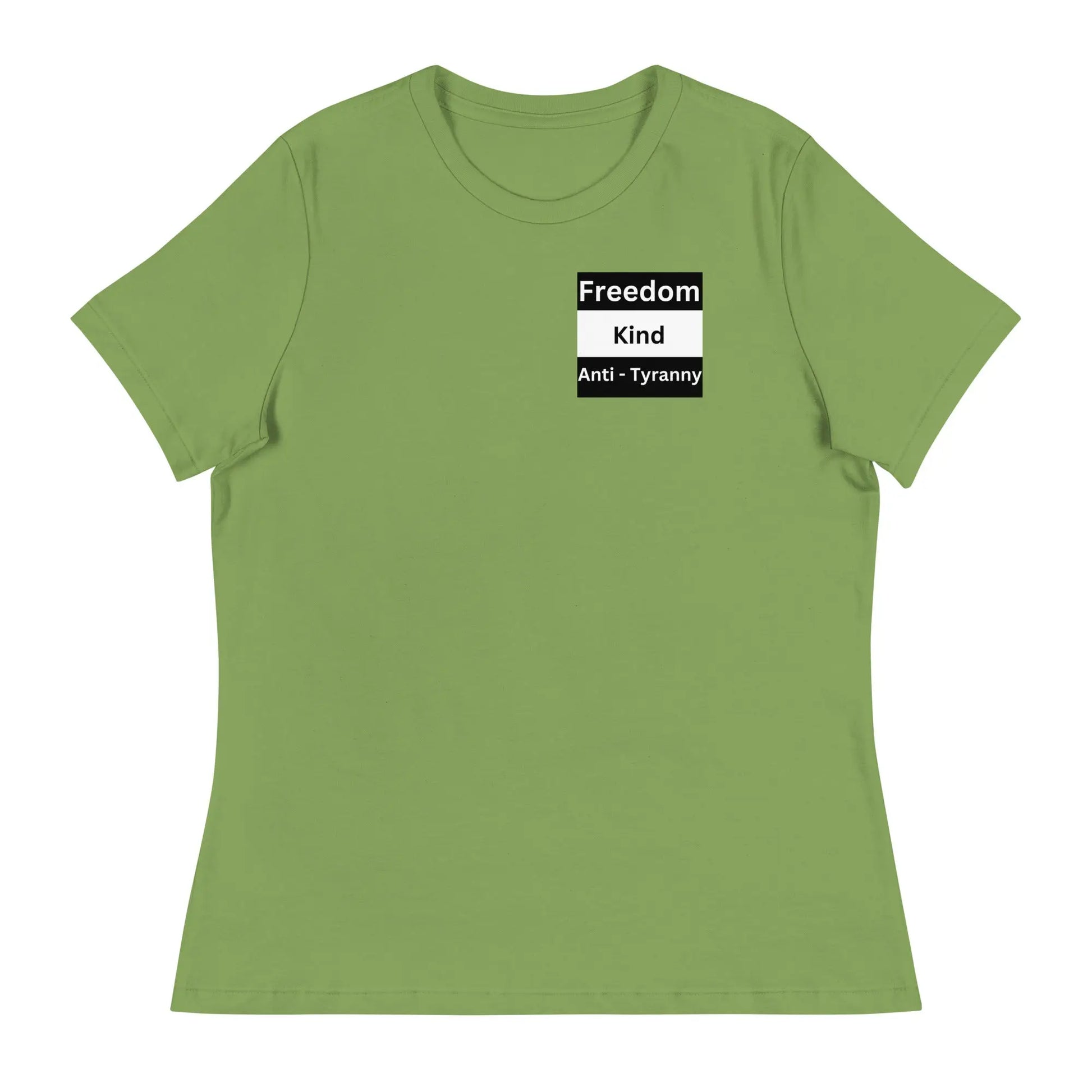 Freedom Kind "Leave Our Kids Alone" Women's Relaxed T-Shirt - Image #24