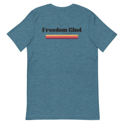 Freedom Kind Anti - Tyranny Sunset Banner T-shirt - Image #7