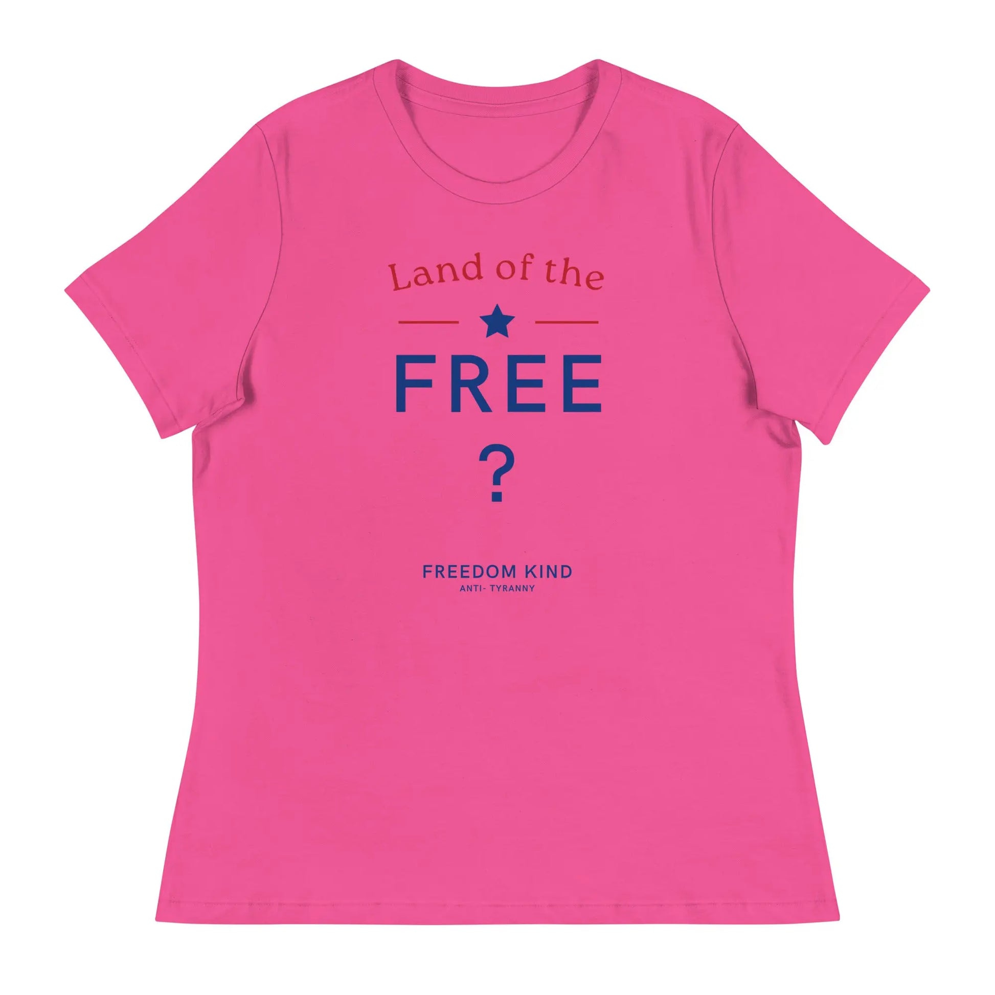 Land Of The Free ? Women's Relaxed T-Shirt | Freedom Kind Apparel - Image #8