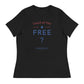 Land Of The Free ? Women's Relaxed T-Shirt | Freedom Kind Apparel - Image #2